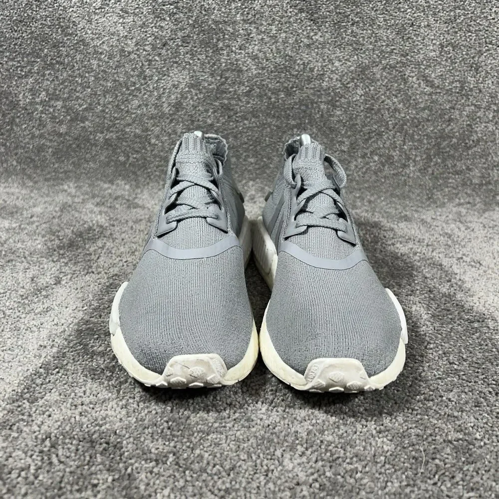 Adidas Boost NMD R1 Primeknit BY8762 Women's Size 8.5 France Grey Running Shoes